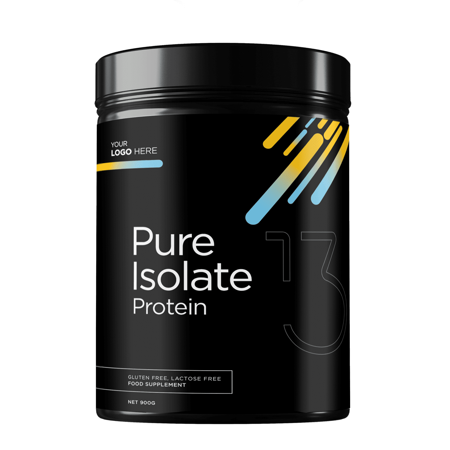 13pi_PureIsolate_900g_mockup